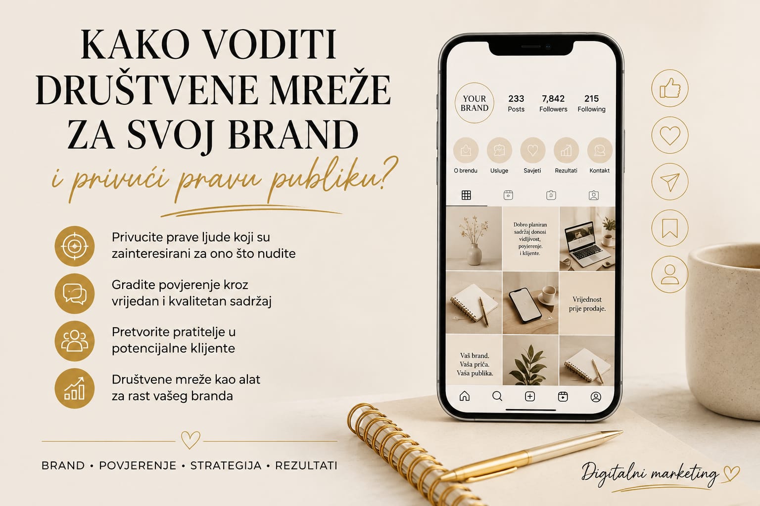 Kako voditi društvene mreže za svoj brand i privući pravu publiku?