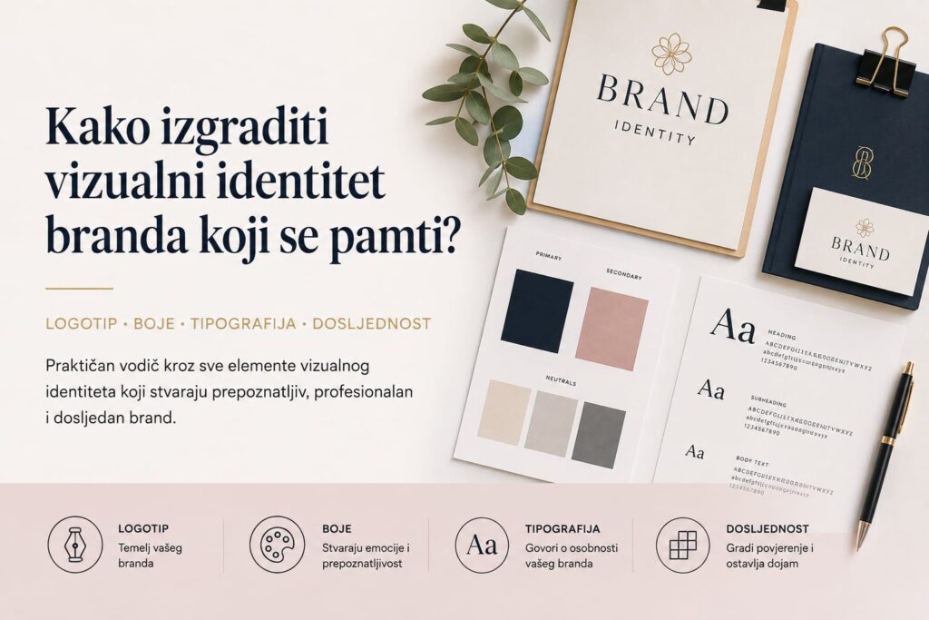 Vizualni identitet branda – logotip, boje i tipografija