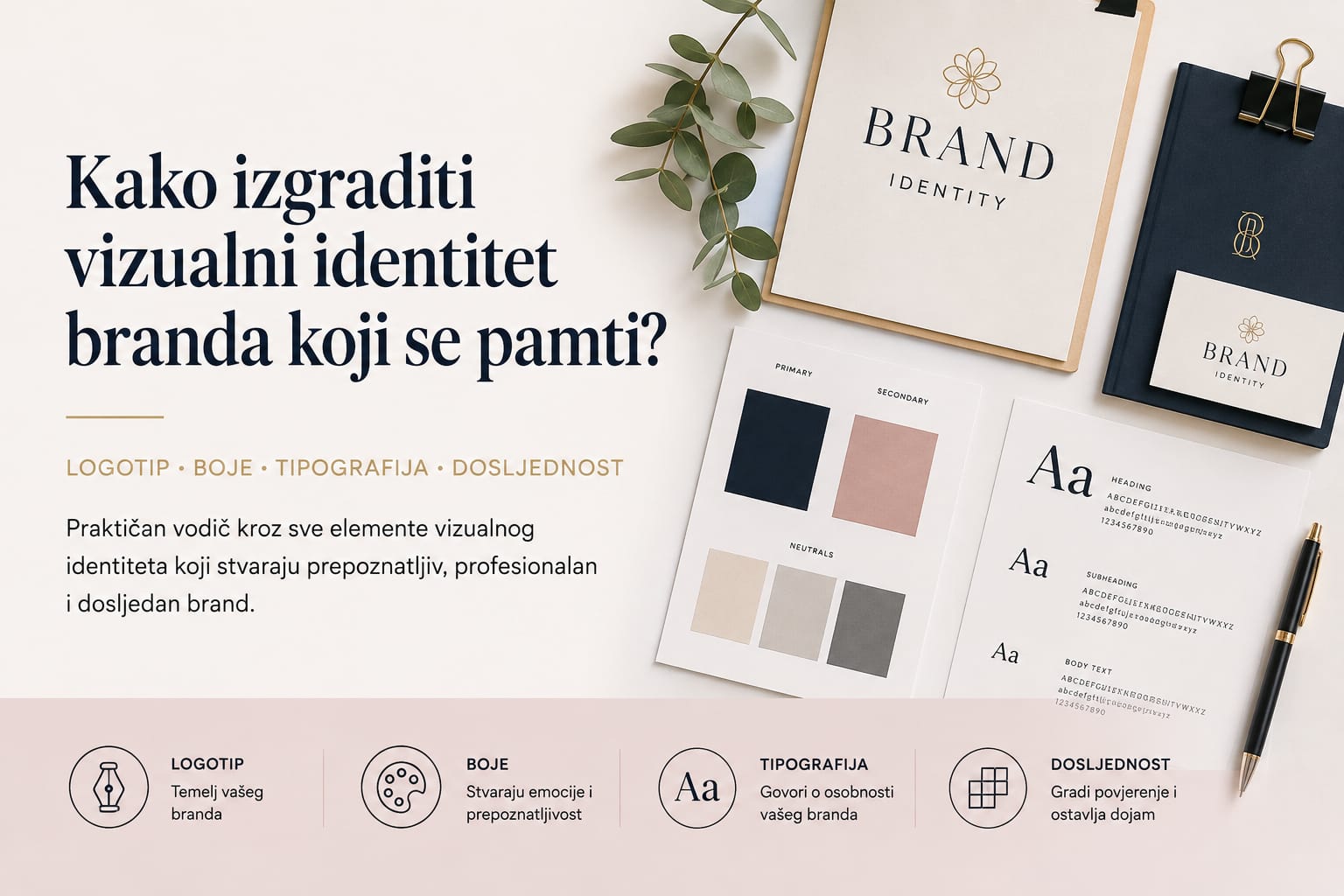 Kako izgraditi vizualni identitet branda koji se pamti?